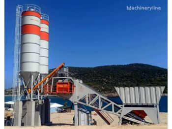 POLYGONMACH 100 m3 per hour mobile concrete batching plant - Betongfabrikk