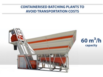 SEMIX Compact Concrete Batching Plant Containerised - Betongfabrikk