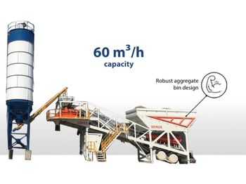 SEMIX Concrete Mixing Plant 60S - Betongfabrikk