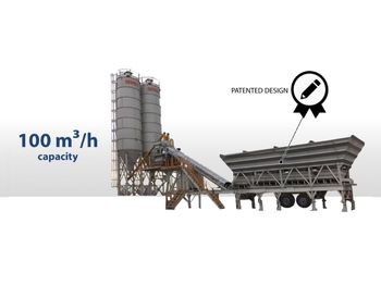 SEMIX Mobile 100S4 Concrete Mixing Plant - Betongfabrikk