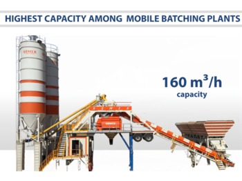SEMIX Mobile Concrete Mixing Plant 160S4 - Betongfabrikk