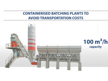 SEMIX SEMIX Compact Concrete Batching Plant 100 m³/h Containerised - Betongfabrikk