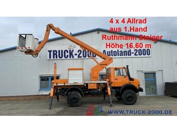 Unimog U 1850 L 4x4 Ruthmann Steiger 17m seitl.12m 1.Hd - Billift