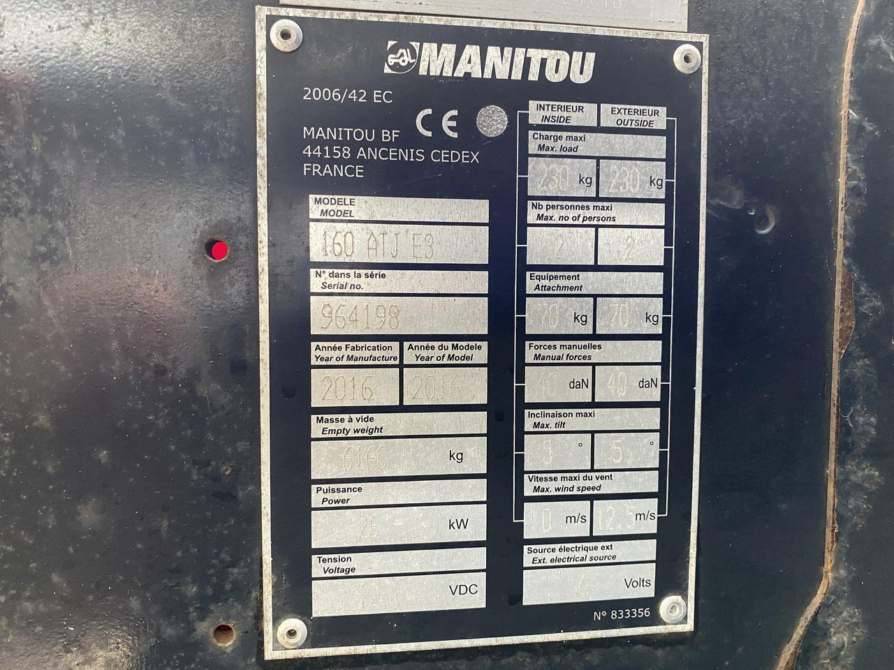 Bomlift Manitou 160ATJ RC