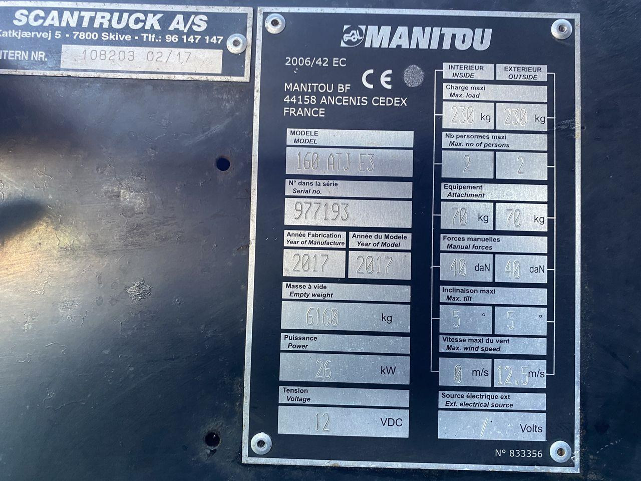 Bomlift Manitou 160ATJ RC