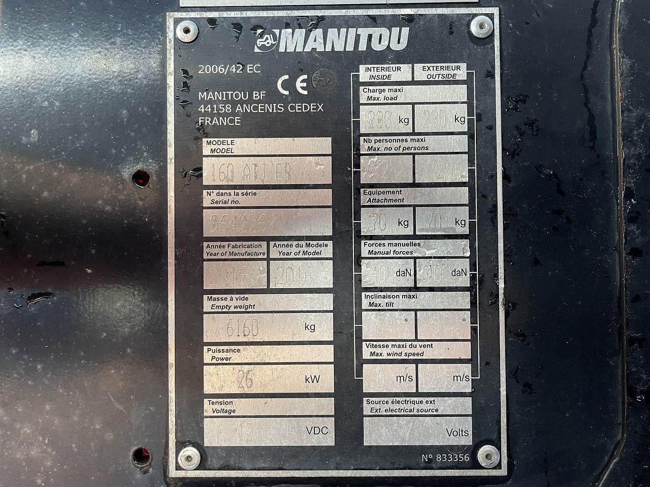 Bomlift Manitou 160ATJ RC