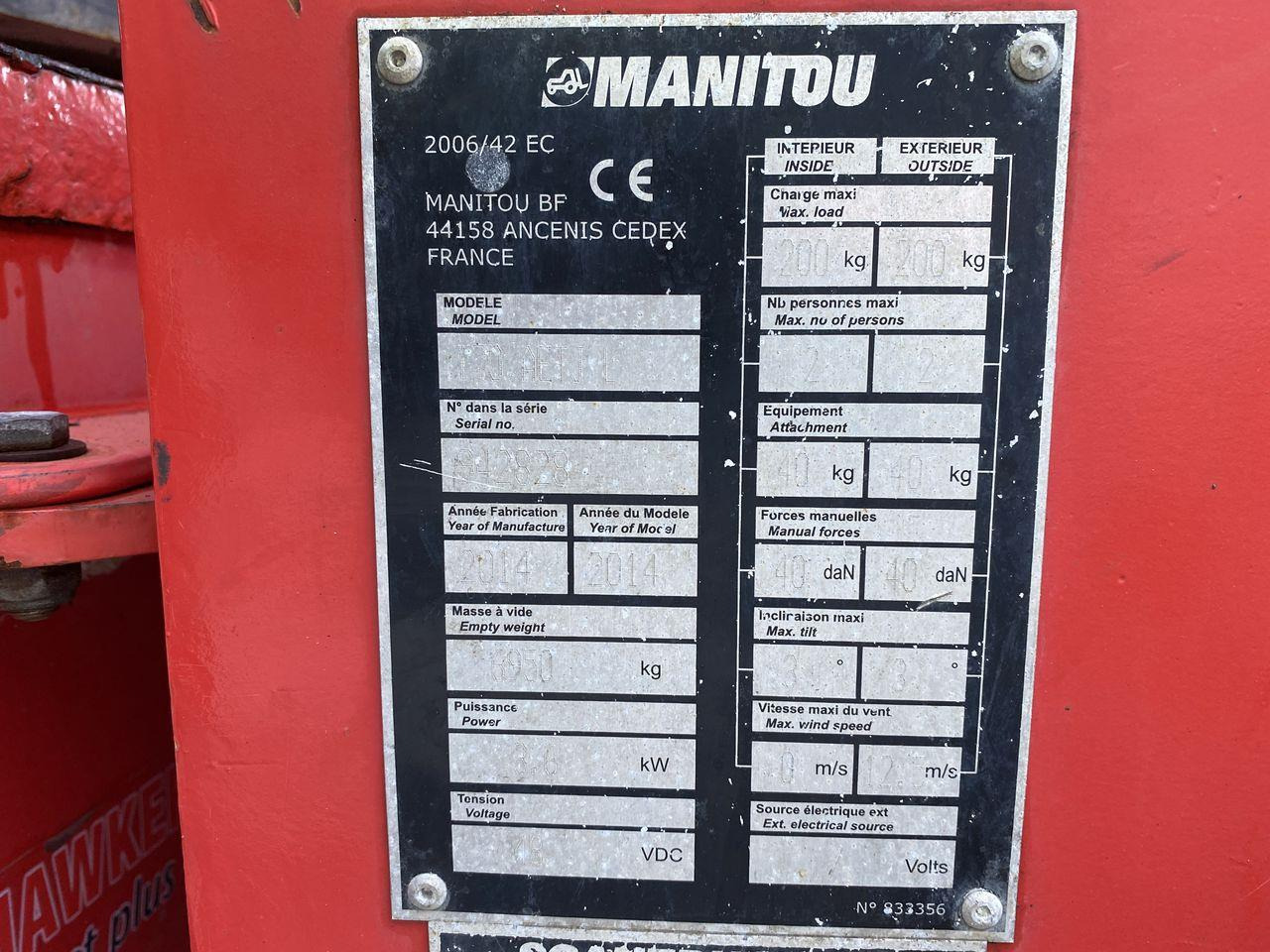 Bomlift Manitou 170AETJ-L