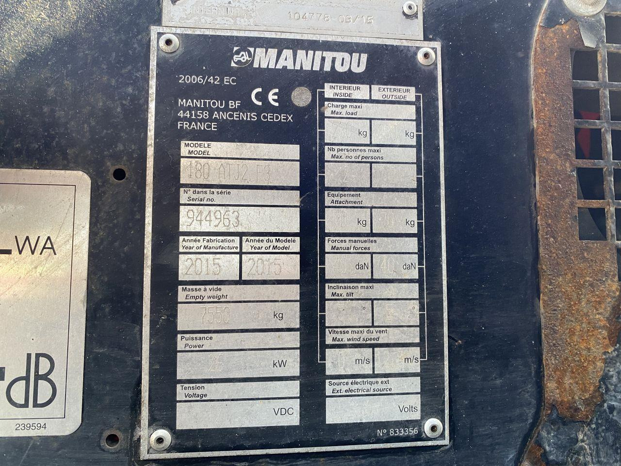 Bomlift Manitou 180ATJ 2 RC