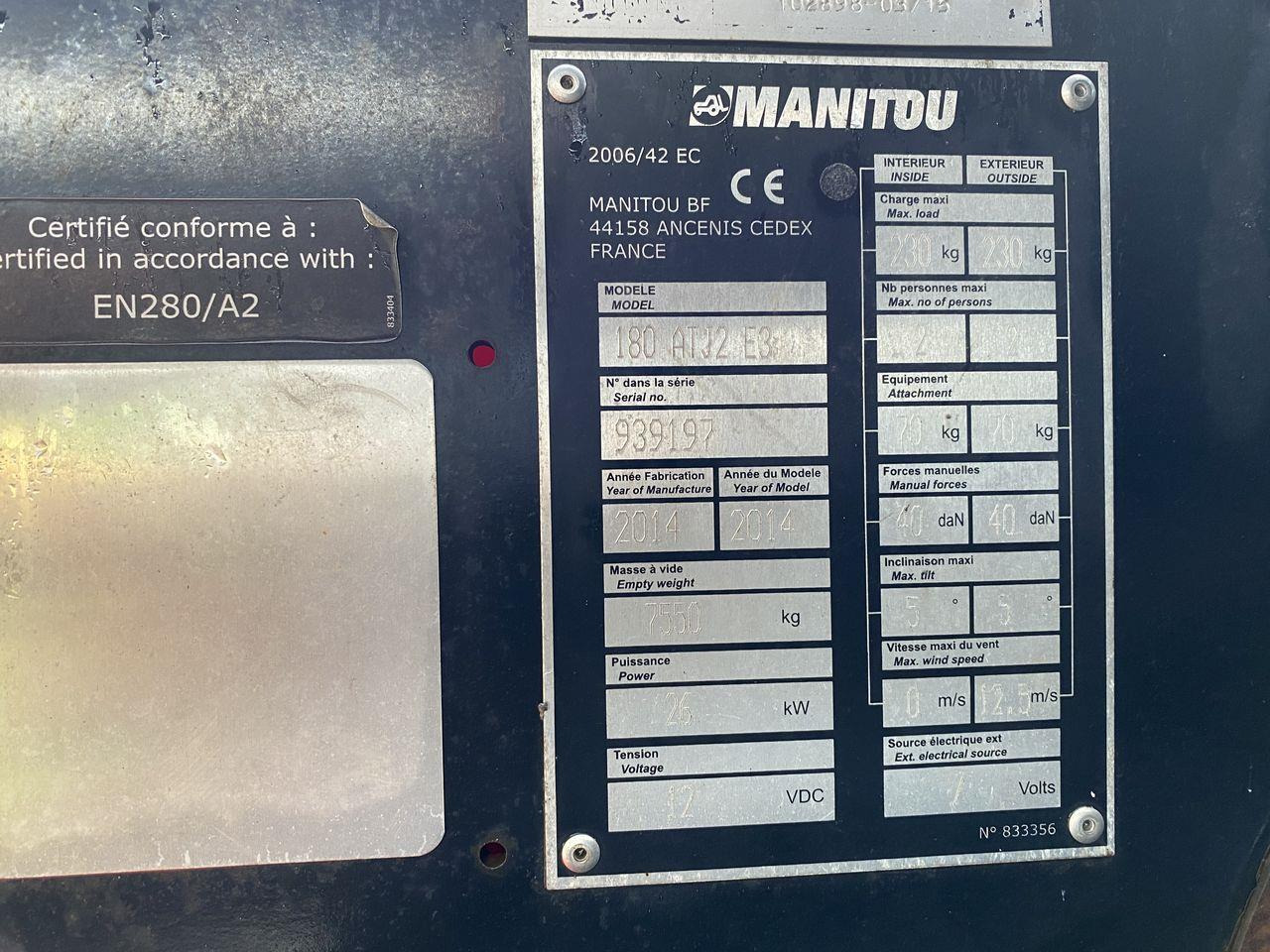 Bomlift Manitou 180ATJ 2 RC