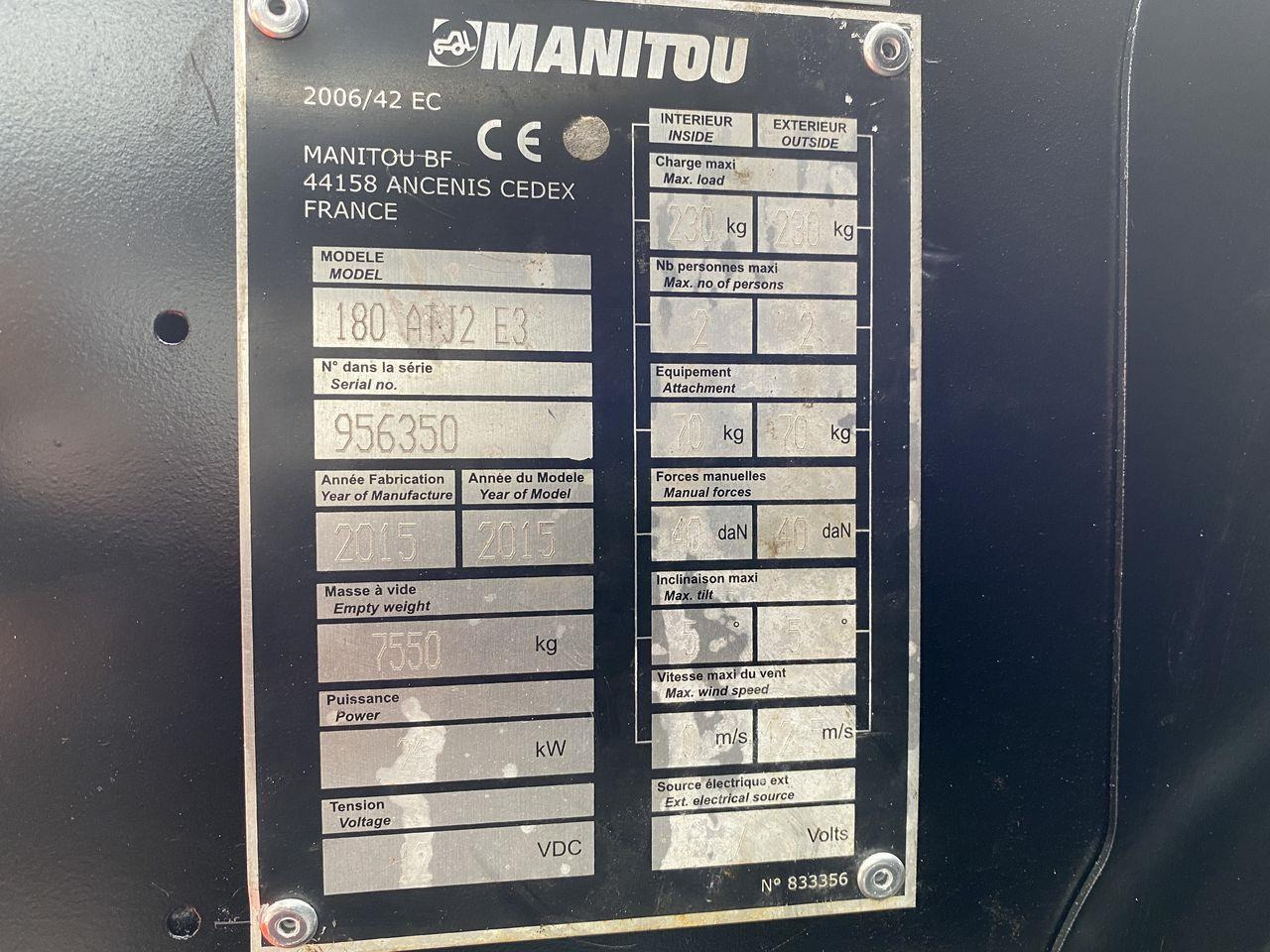 Bomlift Manitou 180ATJ 2 RC