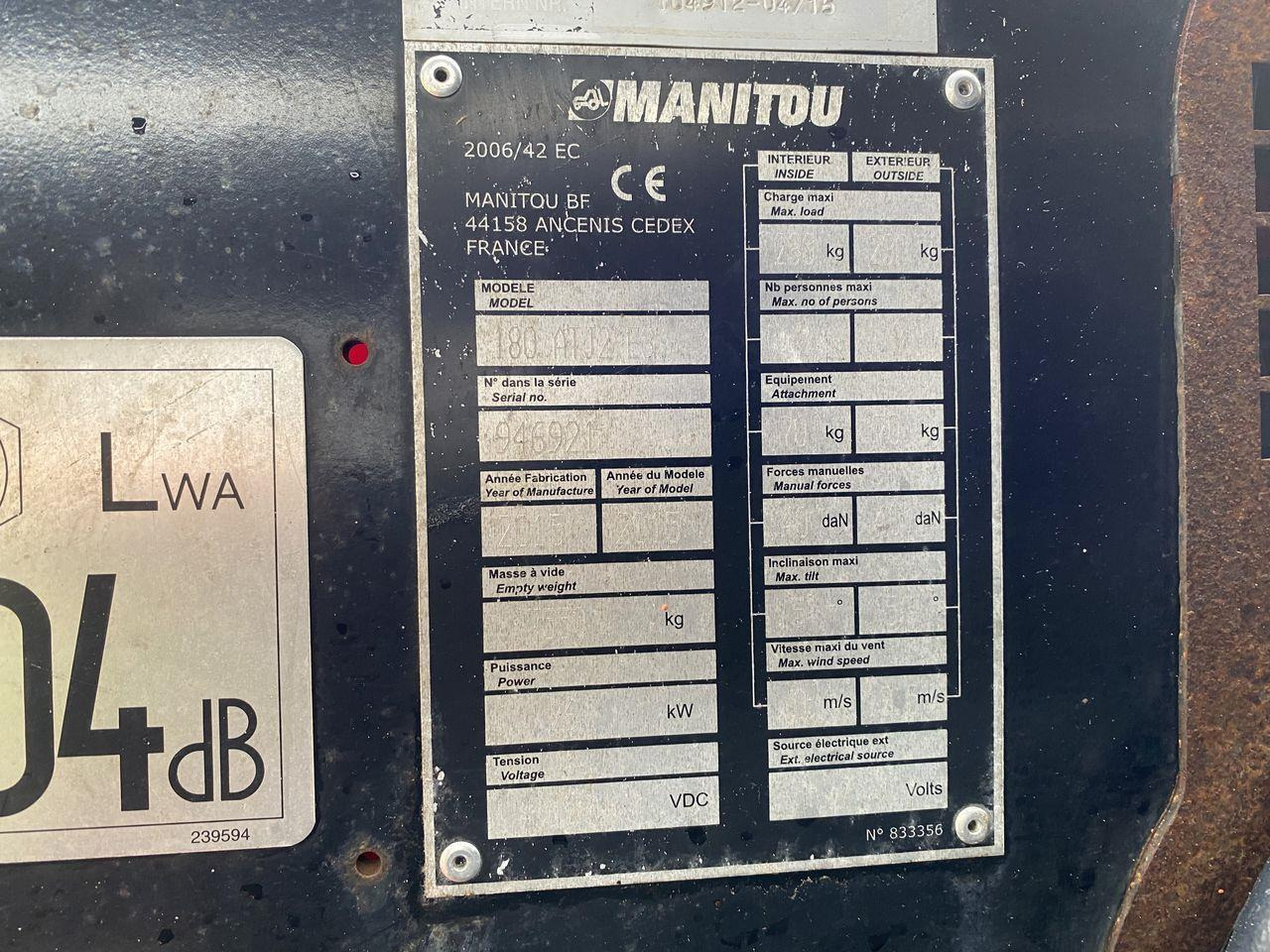 Bomlift Manitou 180ATJ RC