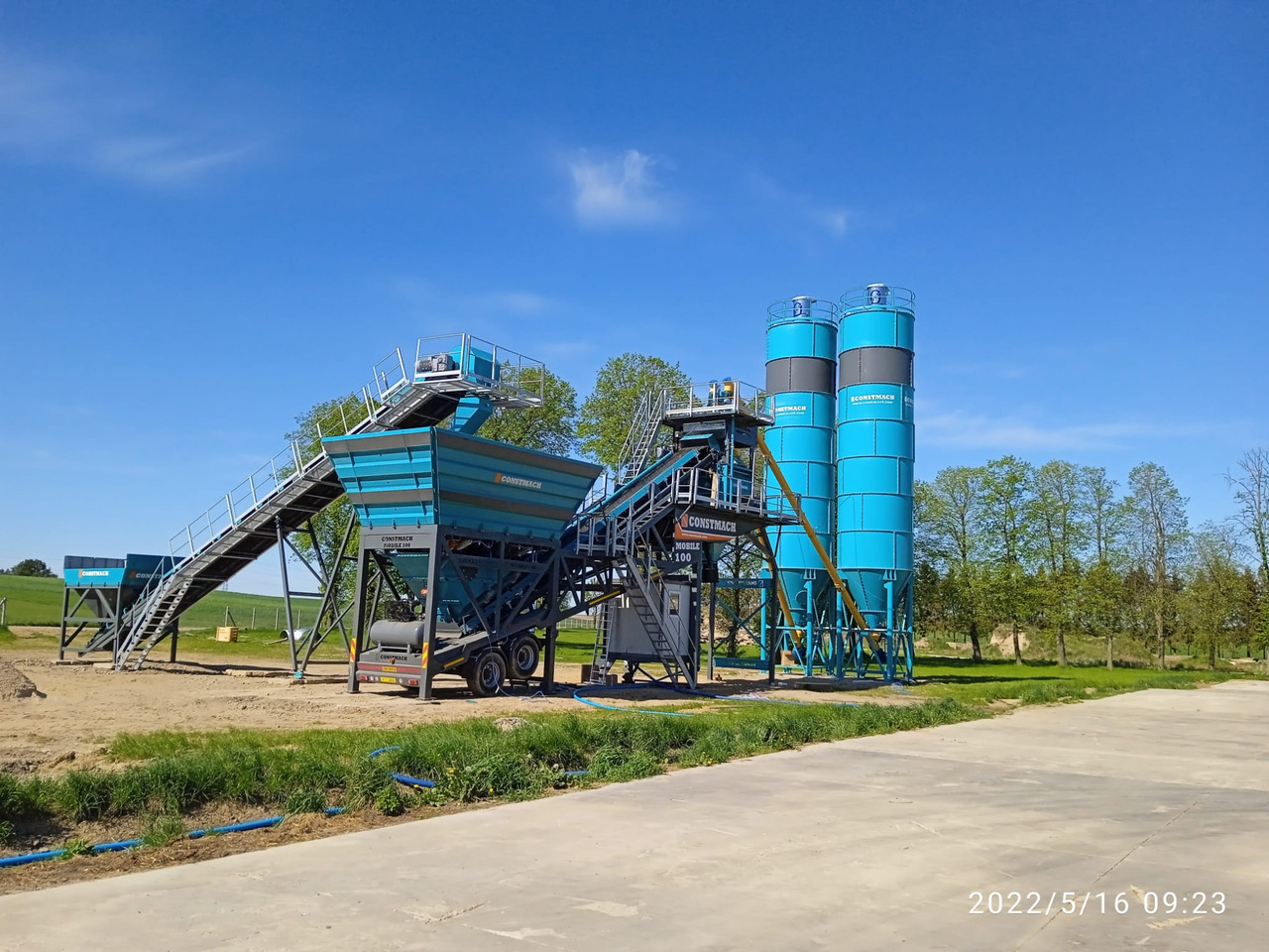 Ny Betongfabrikk Constmach Mobile Betonmischanlage mit 100 m3/h: bilde 11