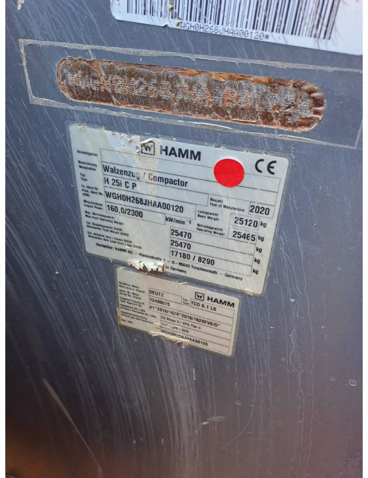 Kompaktor HAMM H25I: bilde 8