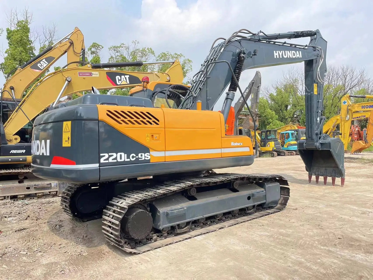 Beltegraver HYUNDAI R220 -9S track excavator 22 tons Korean hydraulic digger: bilde 3