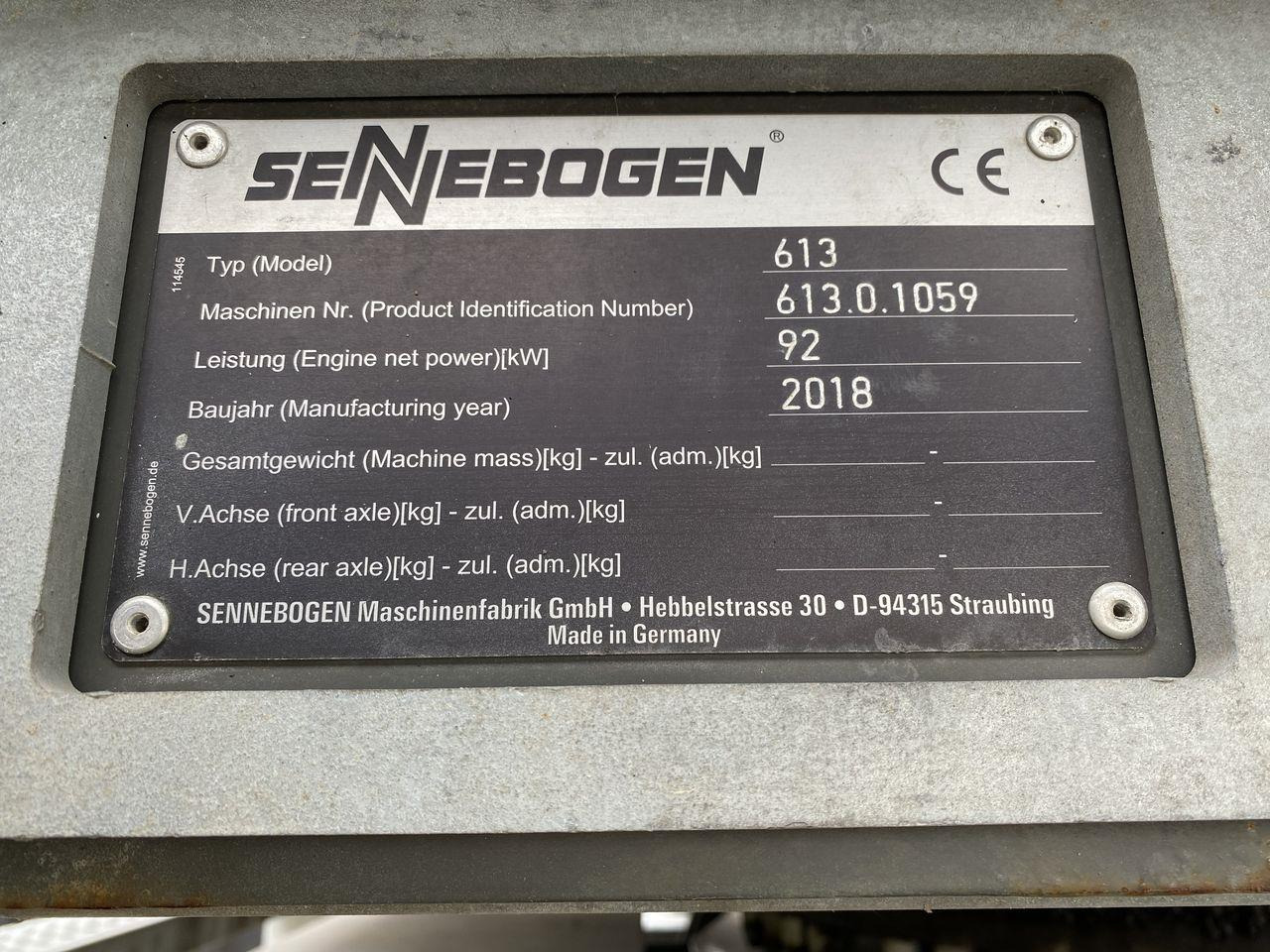 Håndteringsutstyr Sennebogen 613E