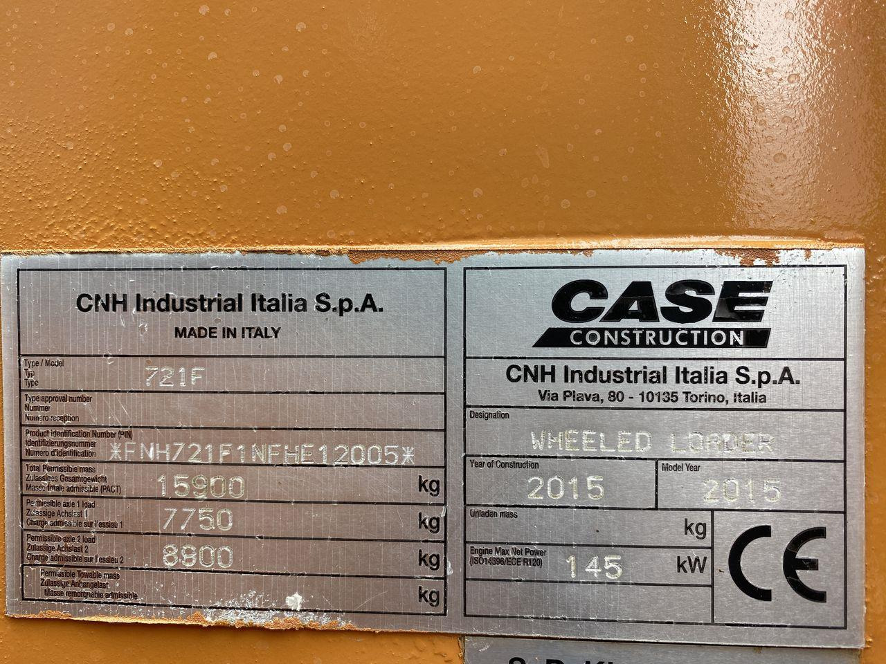 Hjullaster Case 721F