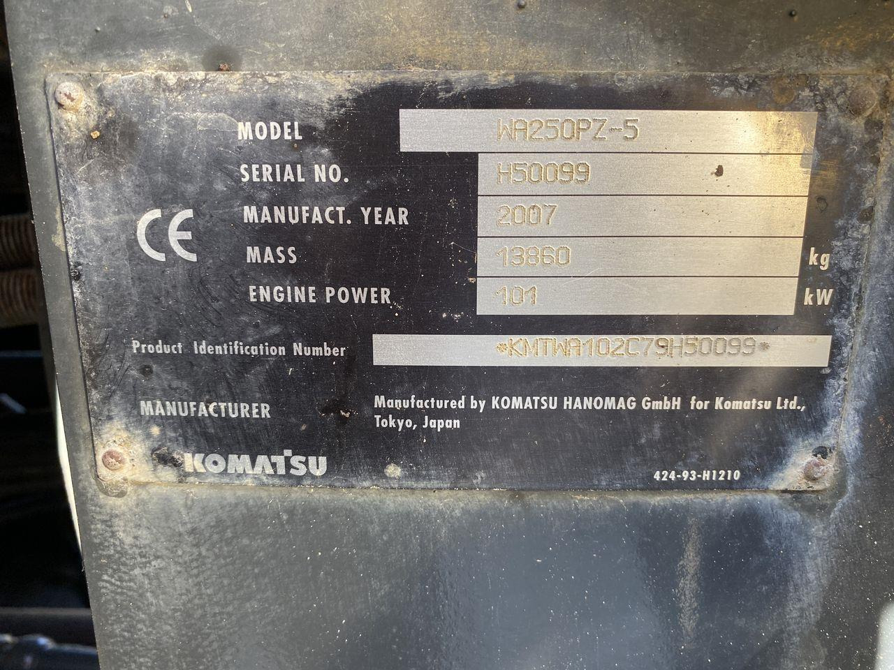 Hjullaster Komatsu WA250PZ-5