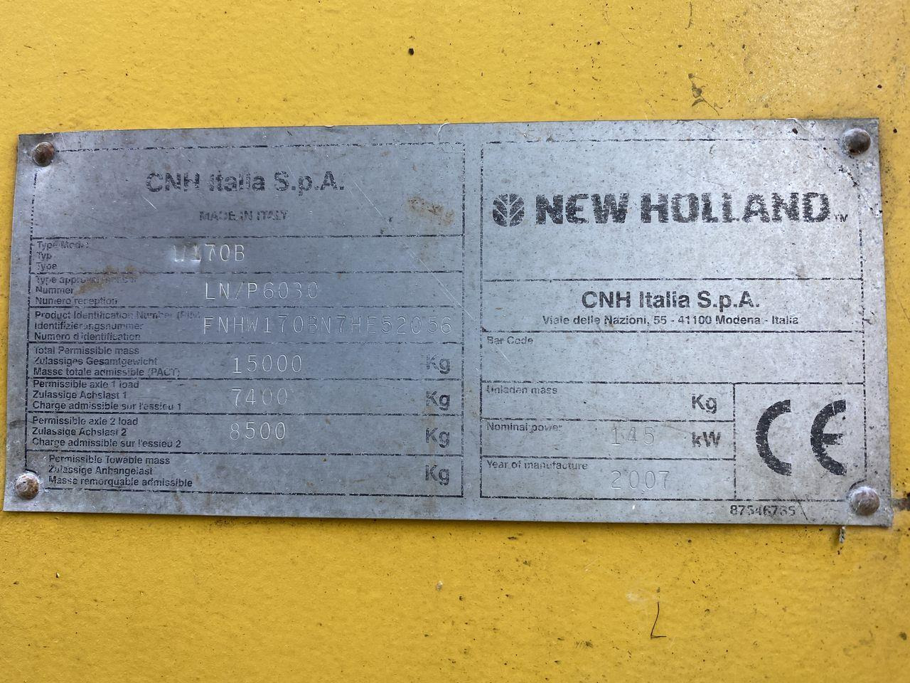 Hjullaster New Holland W170B