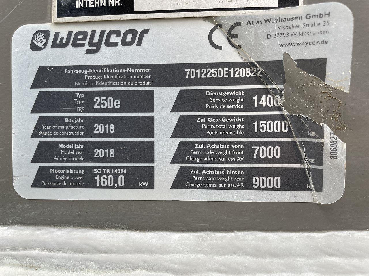 Hjullaster Weycor AR250E