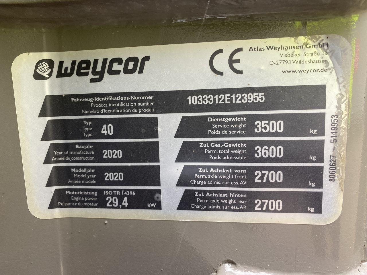 Hjullaster Weycor AR40 Agrar