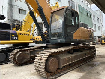 Beltegraver Korea made HYUNDAI used excavator good condition R485LVS best service on sale: bilde 4
