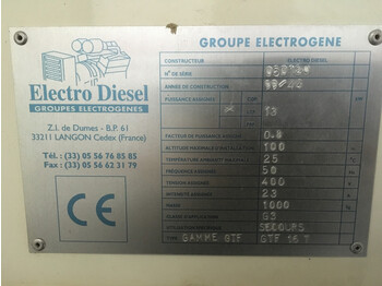 Elektrisk generator Lombardini LDW1204/B2 GENERATOR 16 KVA USED: bilde 5