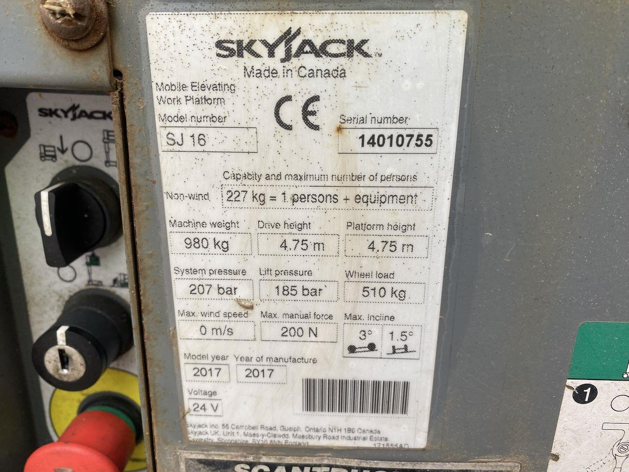 Mastlift Skyjack SJ16