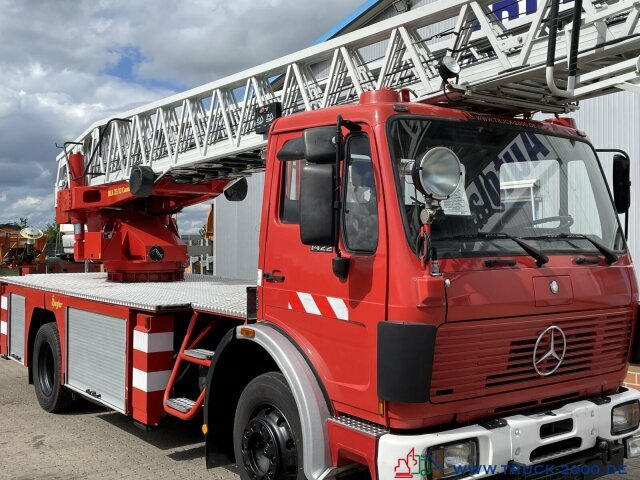Billift Mercedes-Benz 1422NG Ziegler Feuerwehr Leiter 30m Rettungskorb: bilde 5