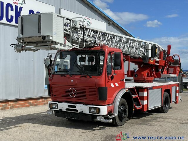Billift Mercedes-Benz 1422NG Ziegler Feuerwehr Leiter 30m Rettungskorb: bilde 10