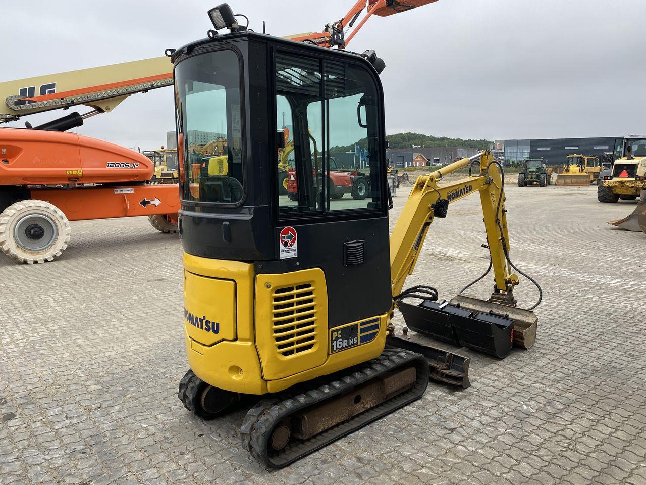 Minigraver Komatsu PC16R-3HS