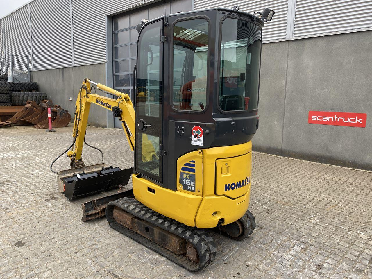 Minigraver Komatsu PC16R-3HS