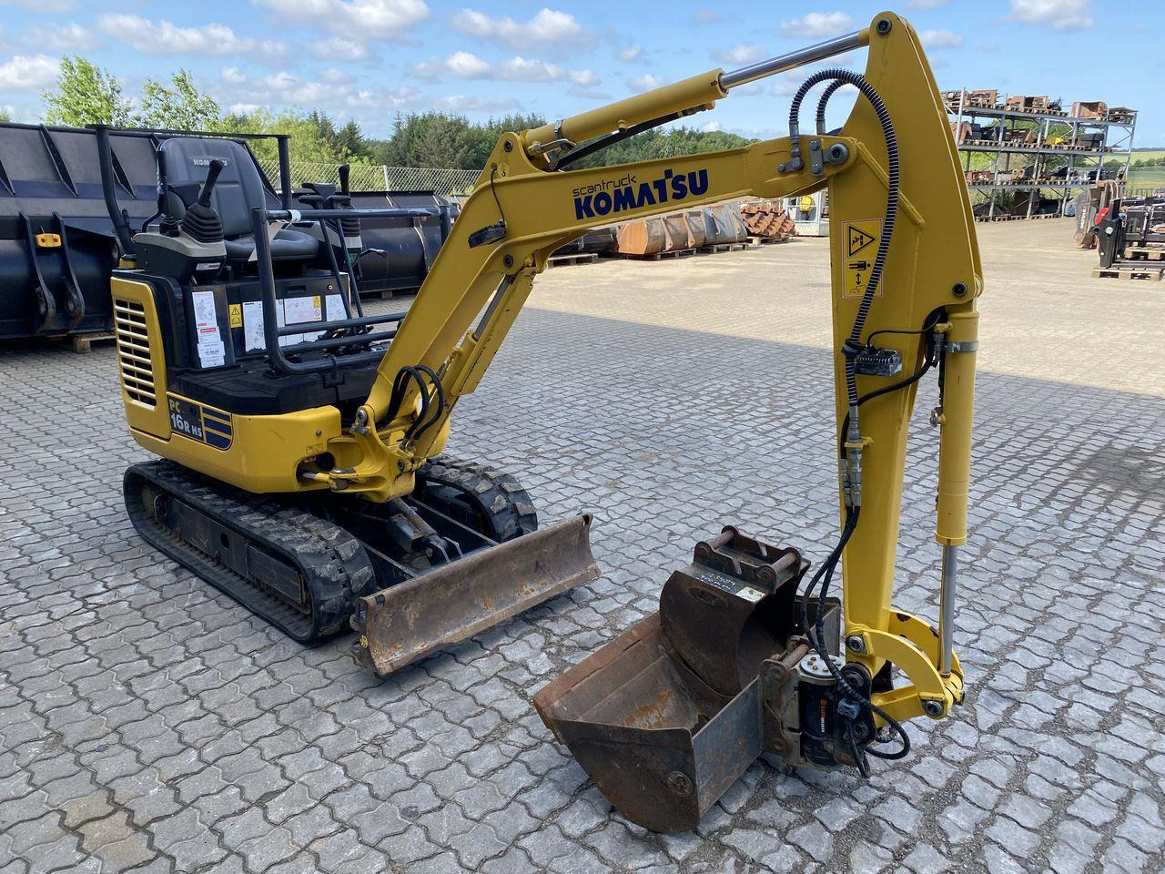 Minigraver Komatsu PC16R-3HS CANOPY