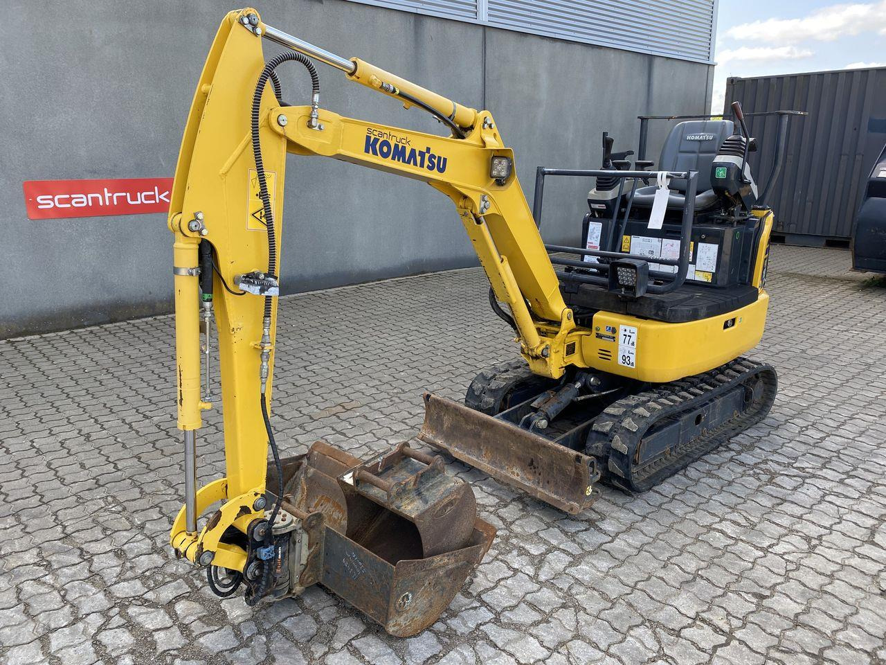 Minigraver Komatsu PC16R-3HS CANOPY