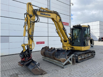 Minigraver  Komatsu PC88MR-10 med Topcon