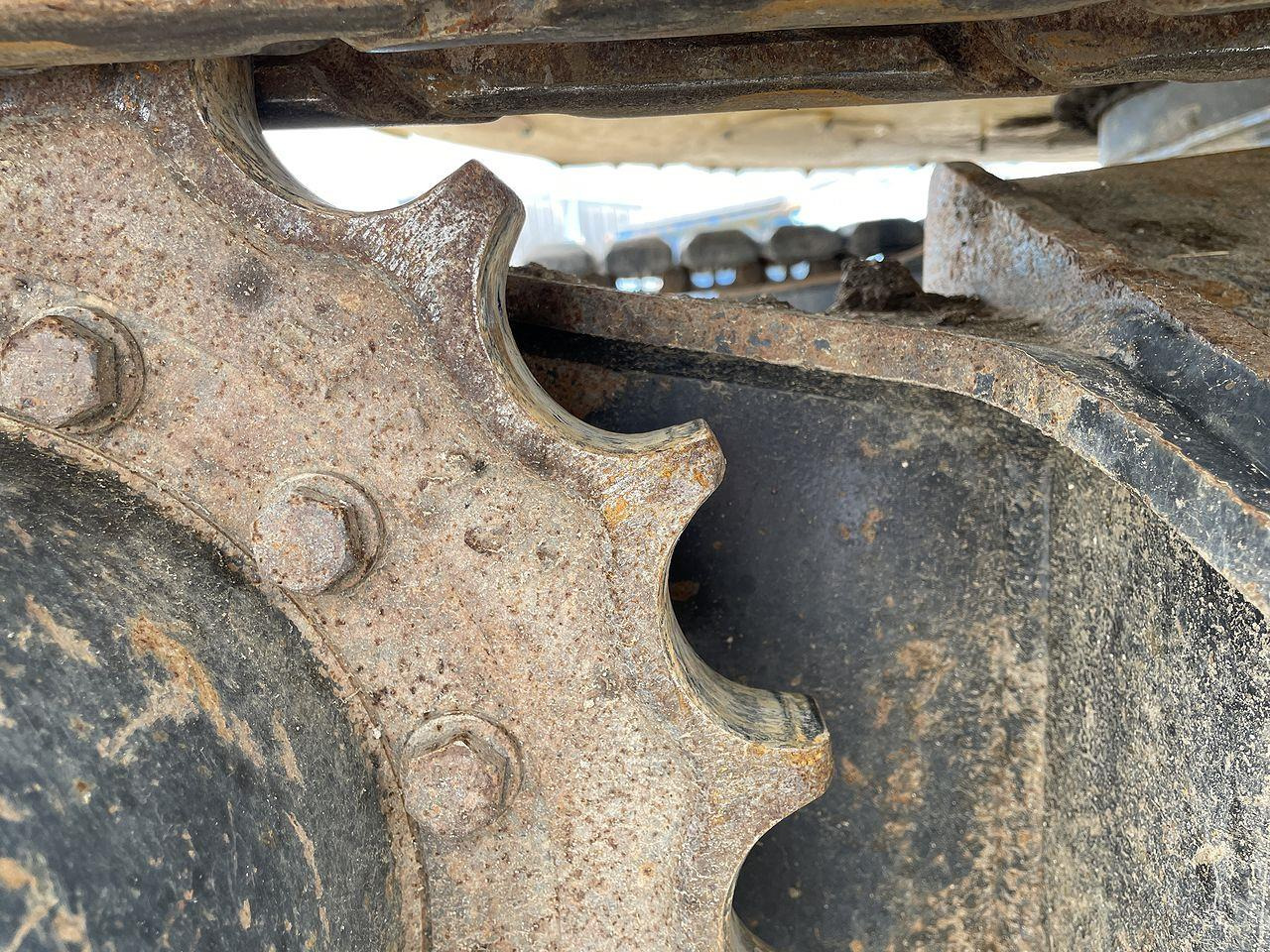 Minigraver Komatsu PC88MR-10 med Topcon