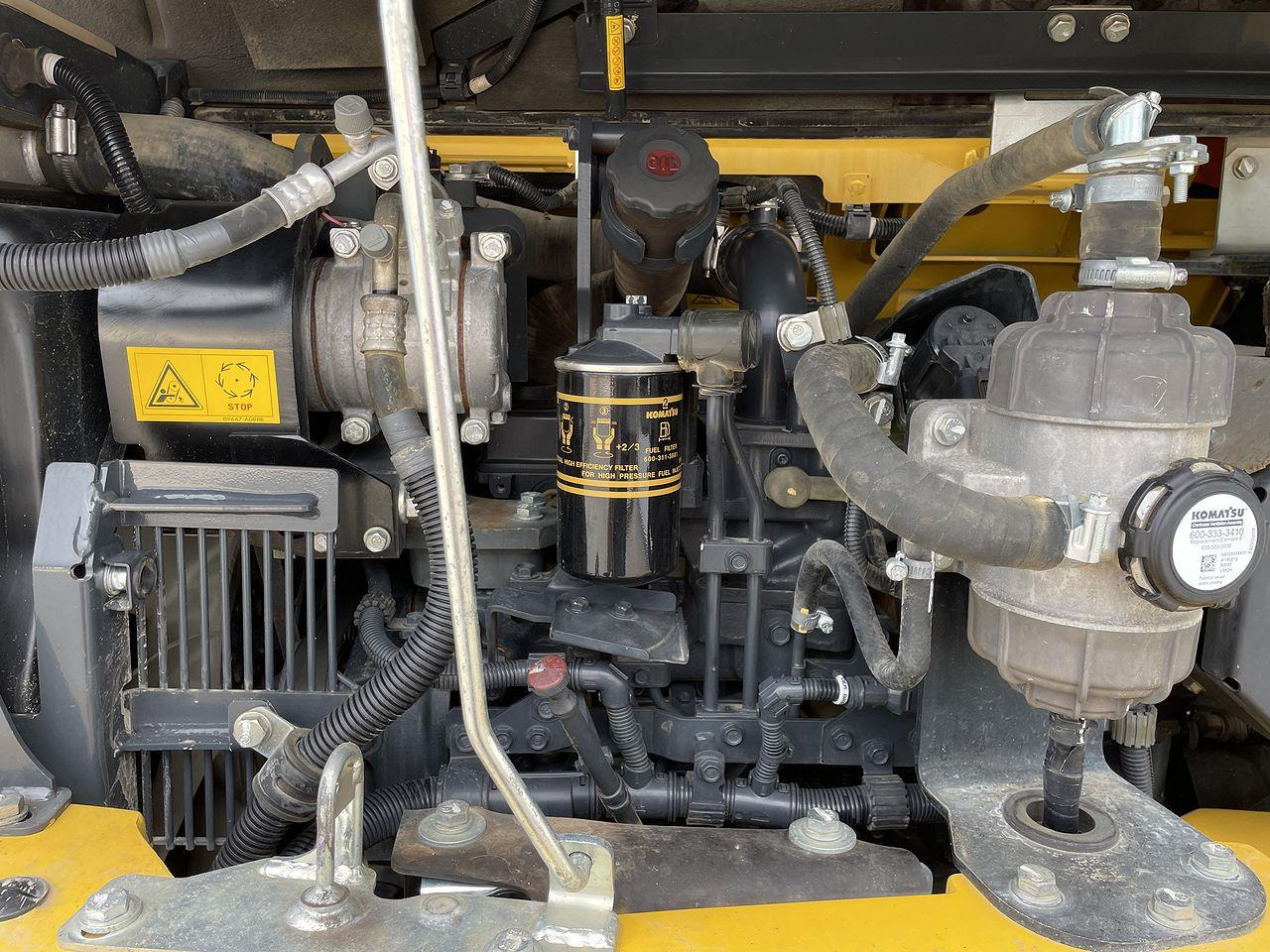Minigraver Komatsu PC88MR-10 med Topcon
