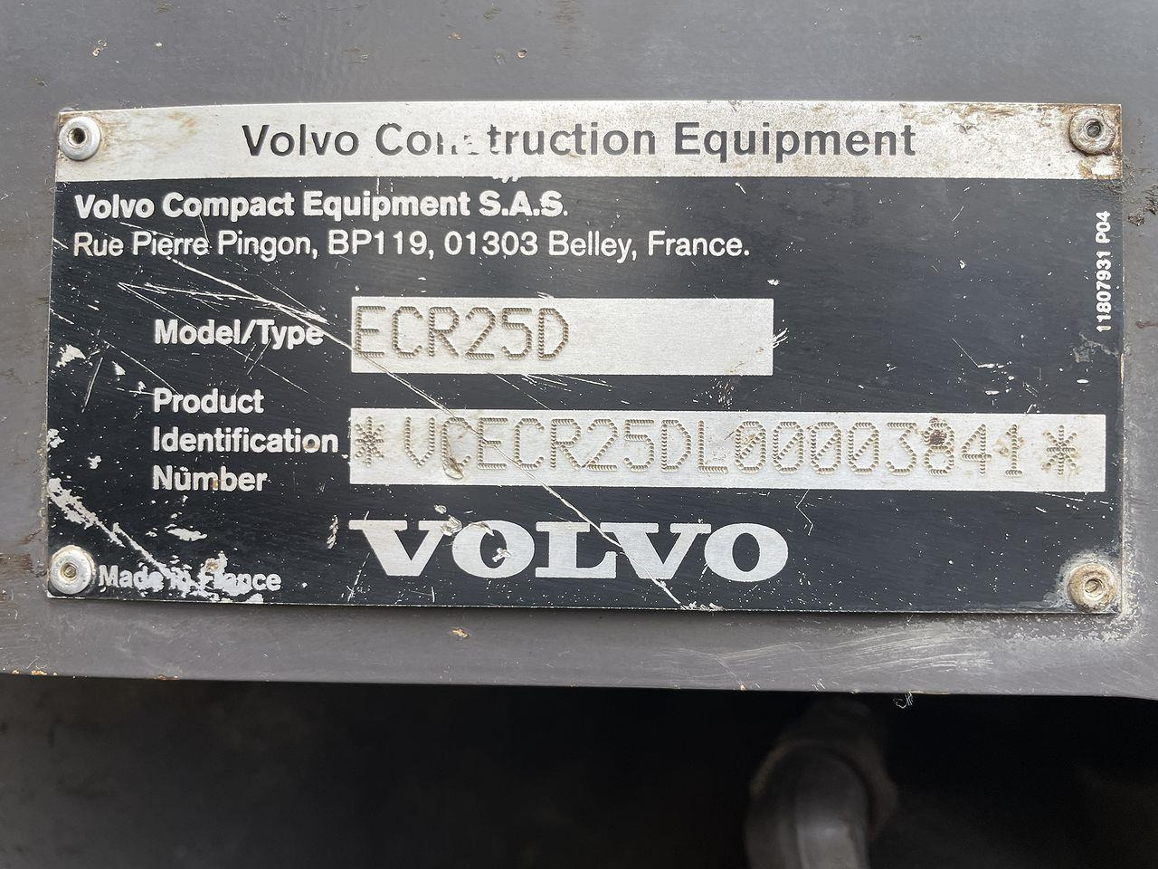 Minigraver Volvo ECR25