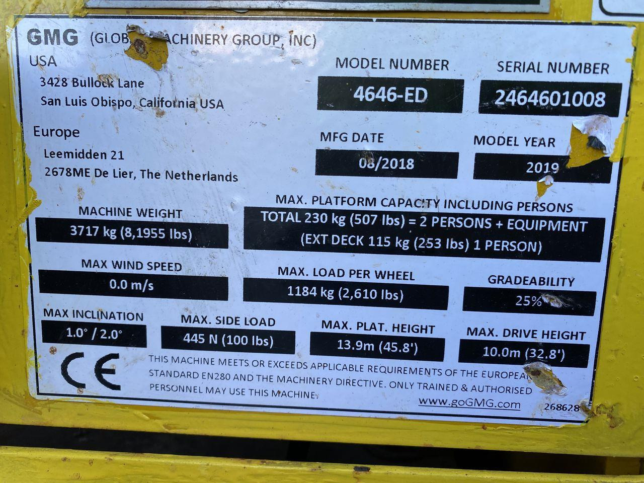 Sakselift GMG 4646-ED