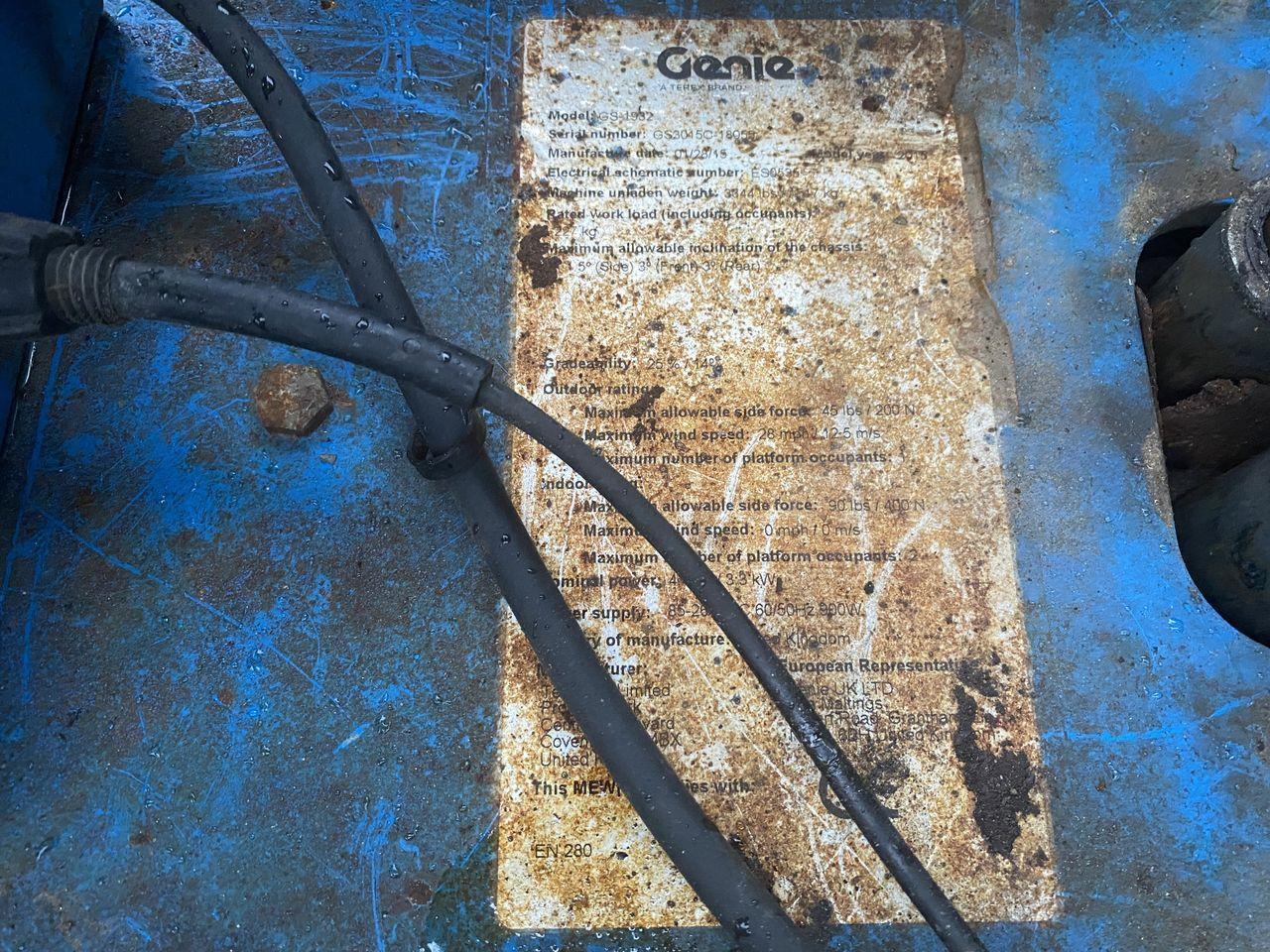 Sakselift Genie GS1932