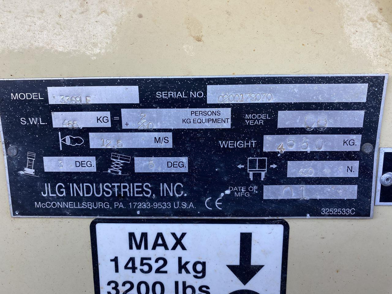 Sakselift JLG 3369LE