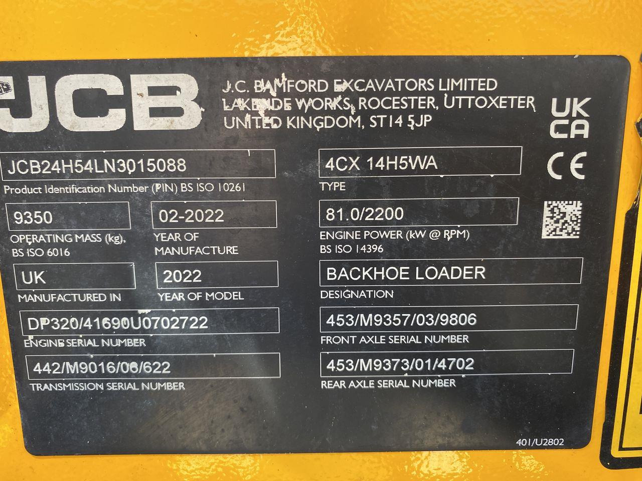 Traktorgraver JCB 4CX