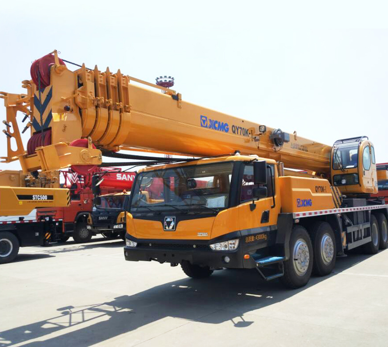 Ny Mobilkran XCMG Official QY70K-I 70 ton construction heavy lift hydraulic mobile used truck crane price: bilde 2