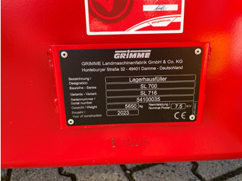 Ny Lagringsutstyr Grimme SL 716 - Rental: bilde 1