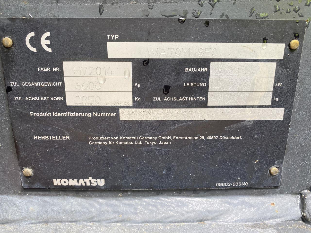 Minilaster Komatsu WA70M-8EO