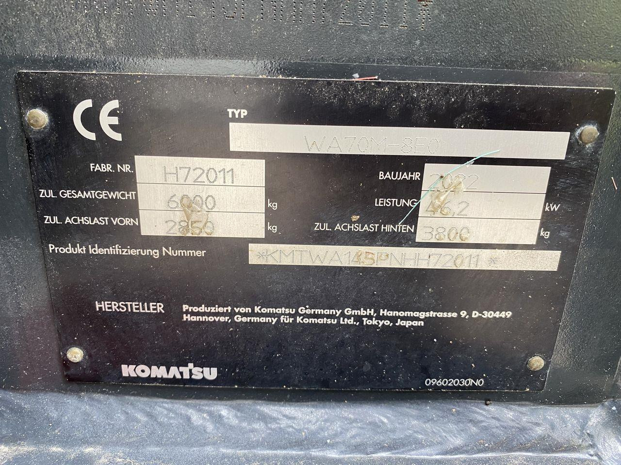 Minilaster Komatsu WA70M-8EO
