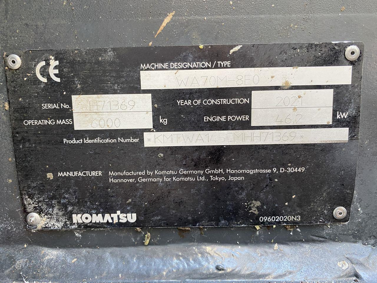 Minilaster Komatsu WA70M-8EO