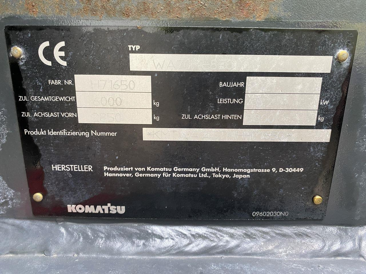 Minilaster Komatsu WA70M-8EO