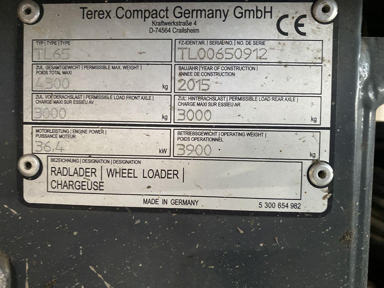 Minilaster Terex TL65