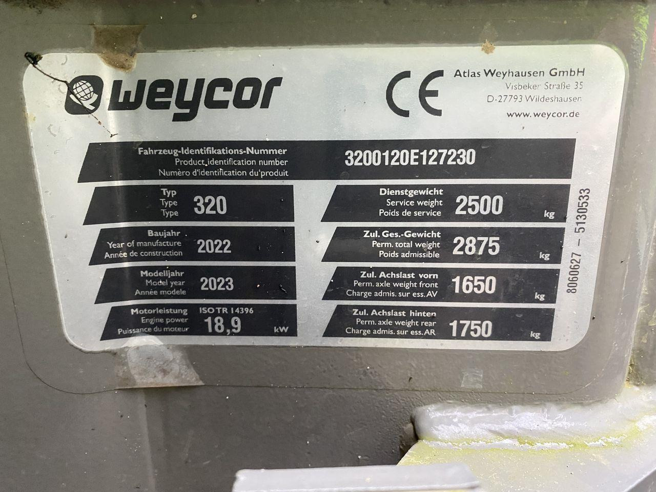 Minilaster Weycor AR320 Agrar