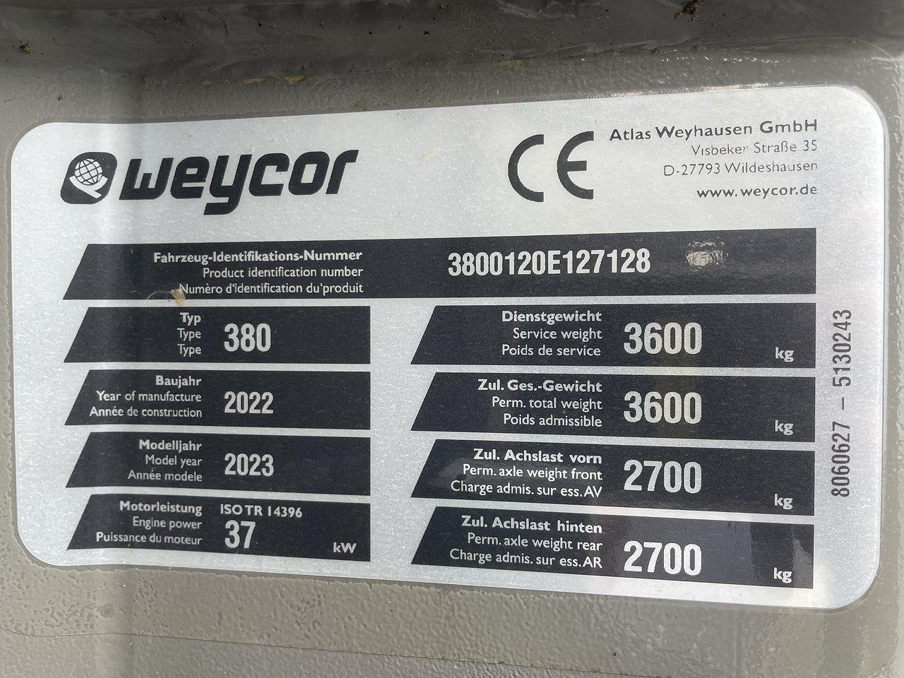 Minilaster Weycor AR380 Agrar
